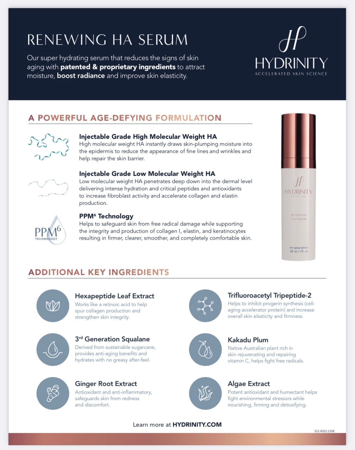 Hydrinity Renewal HA Serum