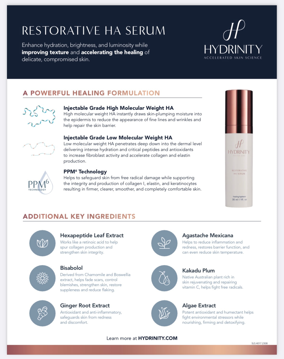 Hydrinity Restorative HA Serum