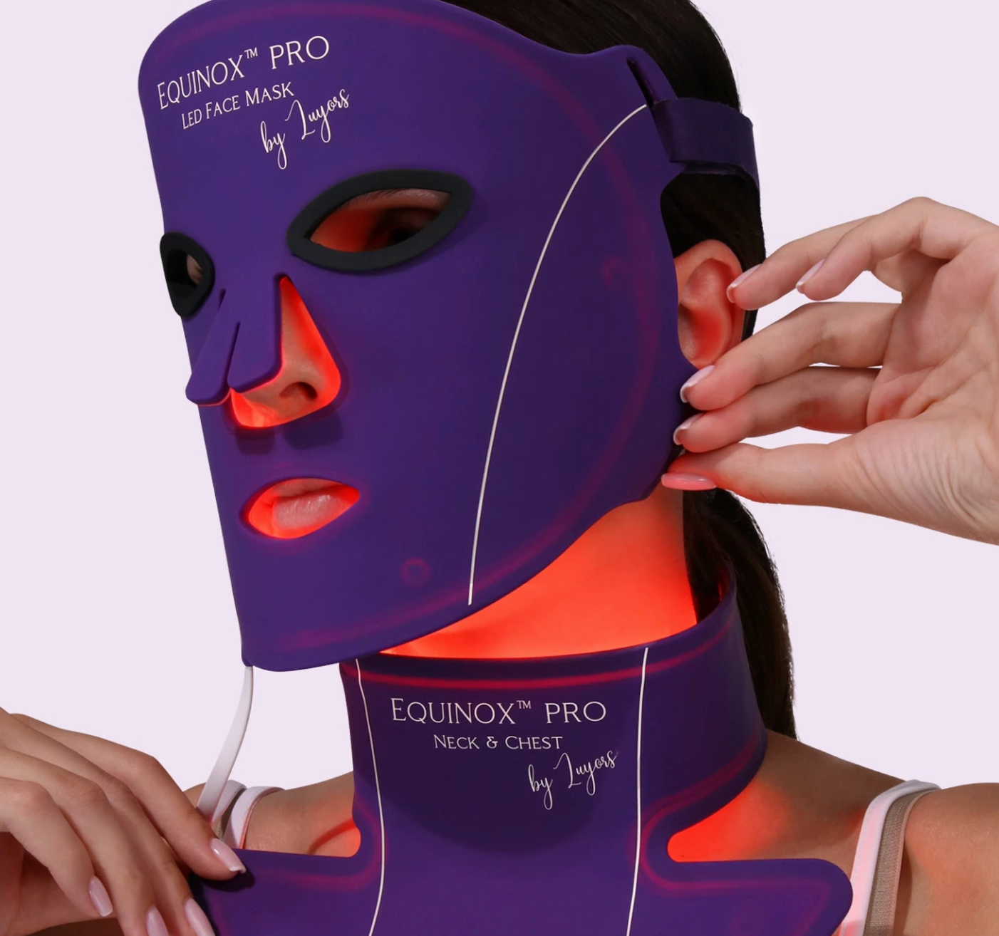 Equinox Pro LED Light Mask - Face, Neck, and Chest
