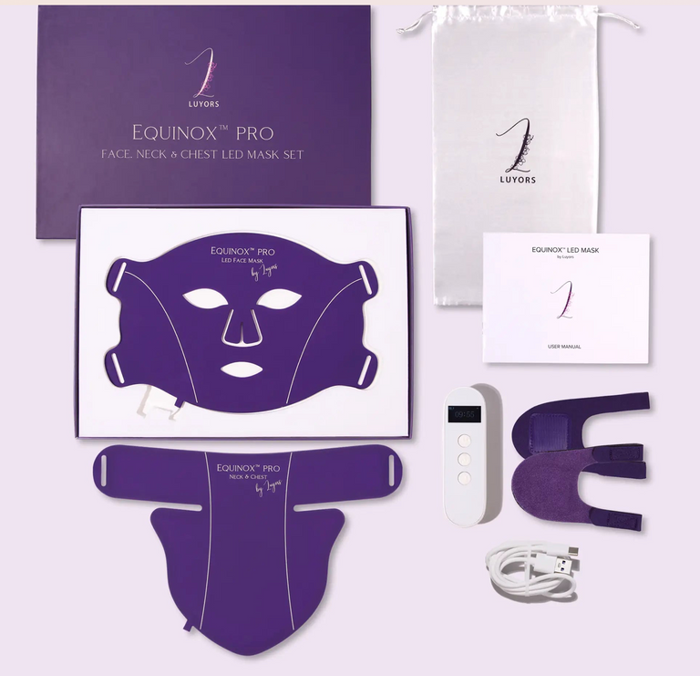 Equinox Pro LED Light Mask - Face, Neck, and Chest