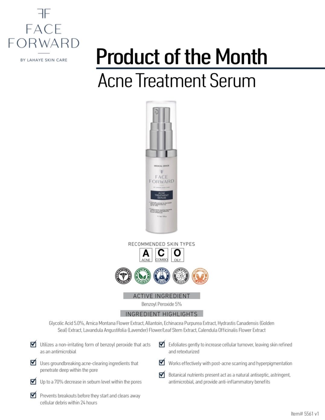 Acne Treatment Serum