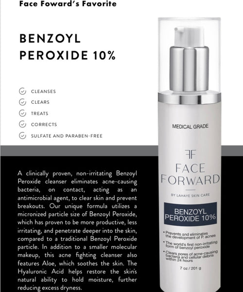 Benzoyl Peroxide 10% with Aloe ** New Improved Formula