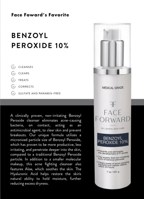 Benzoyl Peroxide 10% with Aloe ** New Improved Formula