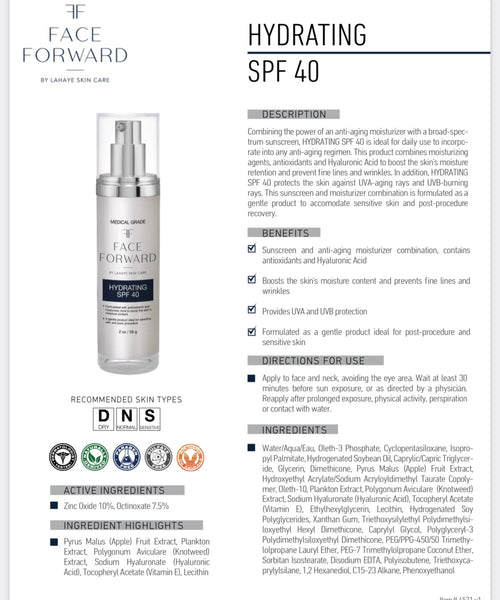 Hydrating SPF 40