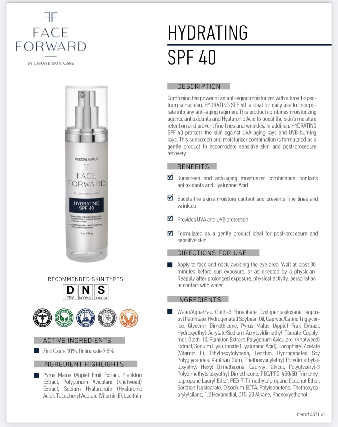 Face Forward's Hydrating Duo