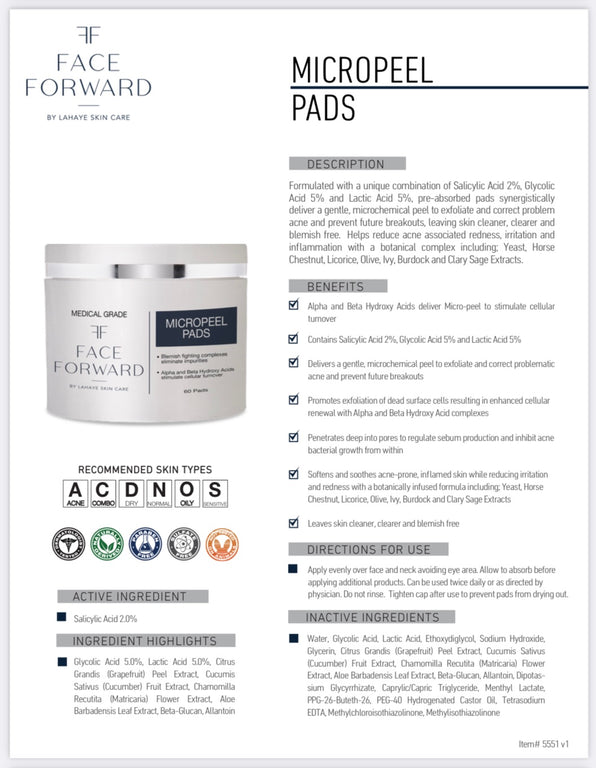 Micropeel Pads